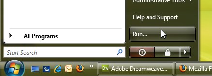 Run button